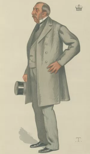 Vanity Fair Politicians; 'Three Dowagers', The Marquis of Ailesbury, October 9, 1880 by Theobald Chartran Oil Painting