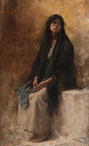 Venezia by Theobald Chartran Oil Painting