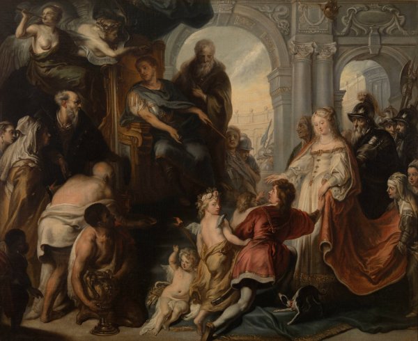 Main Product Photo of The Continence of Scipio Africanus Painting by Theodoor Van Thulden