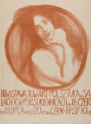 III Wystawa Towarzystwa Artystow Polskich 'Sztuka' by Teodor Axentowicz Oil Painting