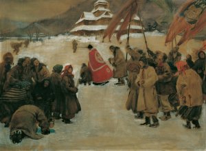 Jordanfest by Teodor Axentowicz Oil Painting
