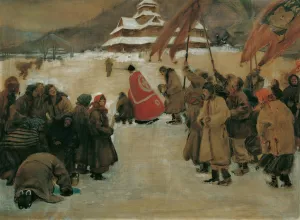 Jordanfest by Teodor Axentowicz Oil Painting