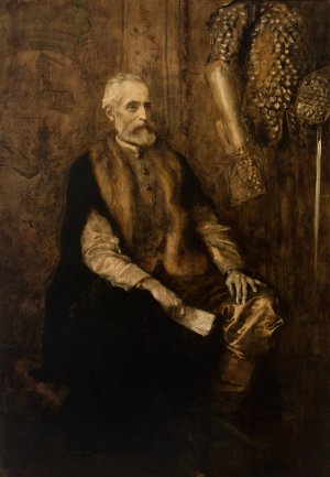 Portrait of Prince Wladyslaw Czartoryski by Teodor Axentowicz Oil Painting