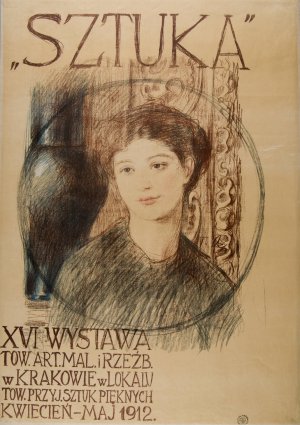 Sztuka. XVI Wystawa Towarzystwa by Teodor Axentowicz Oil Painting
