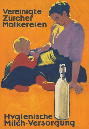 Vereinigte Zurcher Molkereien - Hygienische Milch-Versorgung by Theodor Barth Oil Painting