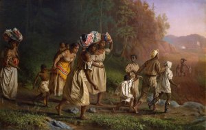 On to Liberty by Theodor Kaufmann Oil Painting