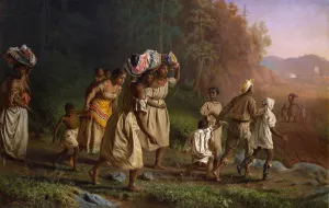 On to Liberty by Theodor Kaufmann Oil Painting