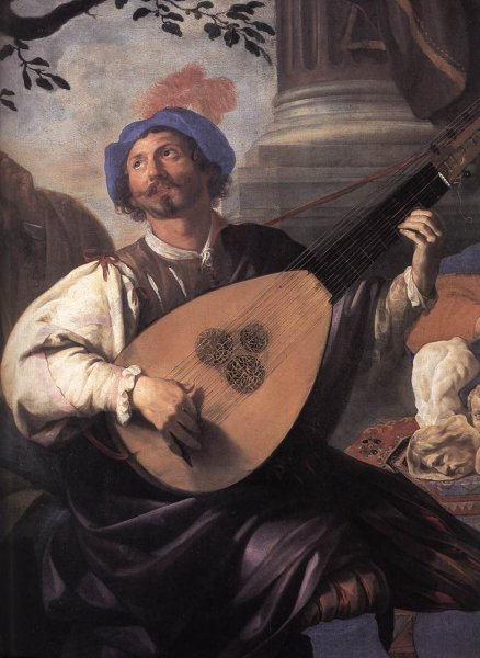 Main Product Photo of Allegory of the Five Senses Detail Painting by Theodor Rombouts