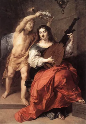 Harmony and Marriage by Theodor Van Thulden Oil Painting