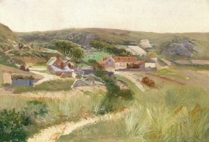 Bei Znaim by Theodor Von Hormann Oil Painting