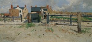 Einzelstehende Hauser Auf Jersey by Theodor Von Hormann Oil Painting