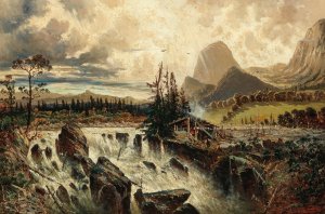 Muhlsturzhorn by Theodor Von Hormann Oil Painting