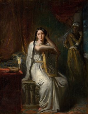 Desdemona by Theodore Chasseriau Oil Painting
