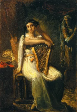 Desdomona Oil painting by Theodore Chasseriau