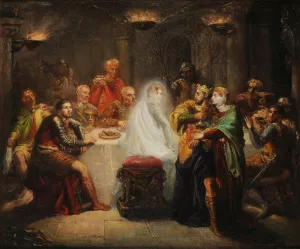 Le spectre de Banquo by Theodore Chasseriau Oil Painting