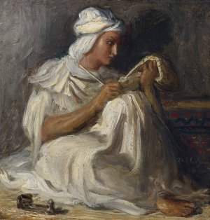 Petit Taleb by Theodore Chasseriau Oil Painting