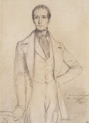 Portrait of Alphonse de Lamartine