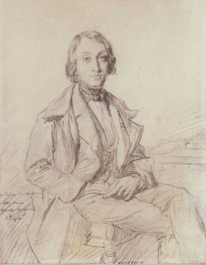 Portrait of Jean-Gaspard-Felix Larcher Ravaisson-Mollien