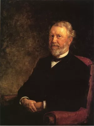 Albert G. Porter, Governor of Indiana by Theodore Clement Steele - Oil Painting Reproduction