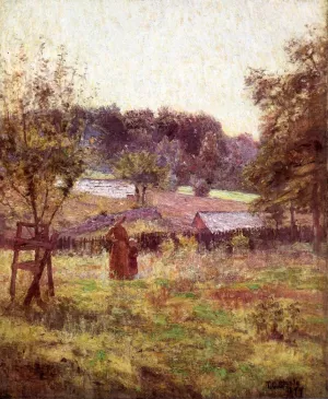At Noon Day by Theodore Clement Steele Oil Painting