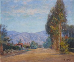 Hills Near Redlands, California by Theodore Clement Steele Oil Painting
