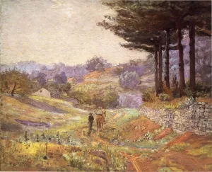 Hills of Vernon painting by Theodore Clement Steele