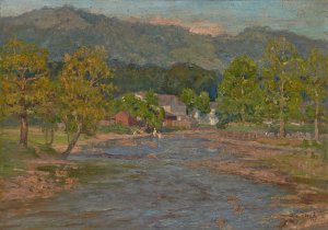 Landscape by Theodore Clement Steele Oil Painting