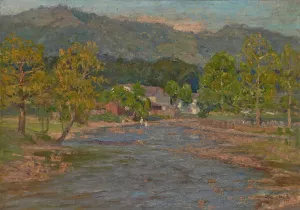 Landscape by Theodore Clement Steele Oil Painting