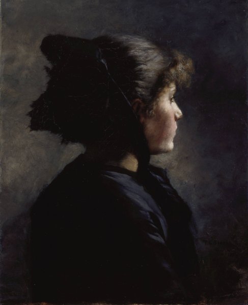 Main Product Photo of Munich Girl  Painting by Theodore Clement Steele