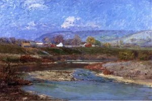 November Morning by Theodore Clement Steele - Oil Painting Reproduction
