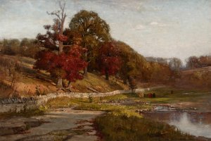 Oaks of Vernon by Theodore Clement Steele Oil Painting