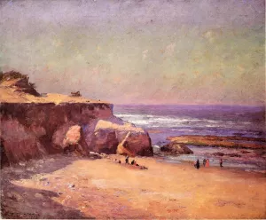 On the Oregon Coast by Theodore Clement Steele Oil Painting