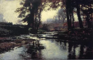 Pleasant Run painting by Theodore Clement Steele