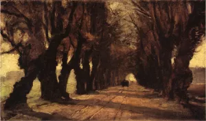 Road to Schleissheim by Theodore Clement Steele Oil Painting