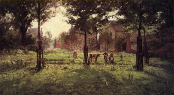 Main Product Photo of Summer Days at Vernon Painting by Theodore Clement Steele