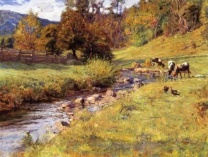 Tennessee Scene painting by Theodore Clement Steele