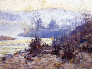 Whitewater River by Theodore Clement Steele Oil Painting