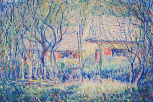 Old Farm, Toulgouat House  by Theodore Earl Butler - Hand-Painted Oil Painting Reproduction