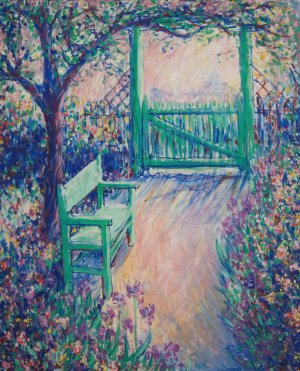 The Artist's Garden by Theodore Earl Butler Oil Painting