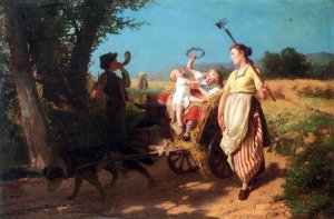 The Center of Attention by Theodore Gerard Oil Painting