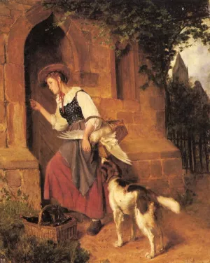 The Days Delivery Oil painting by Theodore Gerard