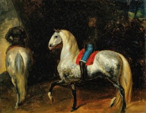 Le Manege by Theodore Gericault Oil Painting
