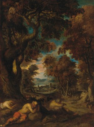 Le Sommeil Des Paysans by Theodore Gericault Oil Painting