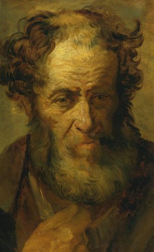 Portrait De Vieillard by Theodore Gericault Oil Painting