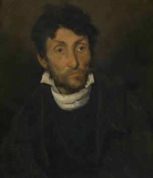 Portrait of a Kleptomaniac by Theodore Gericault Oil Painting