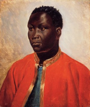 Portrait of a Negro Oil painting by Theodore Gericault