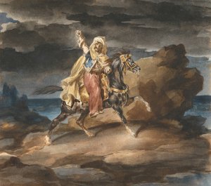 The Giaour by Theodore Gericault Oil Painting