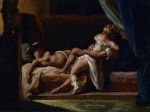 Three Lovers by Theodore Gericault Oil Painting