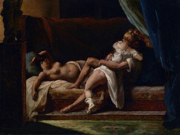 Main Product Photo of Three Lovers  Painting by Theodore Gericault