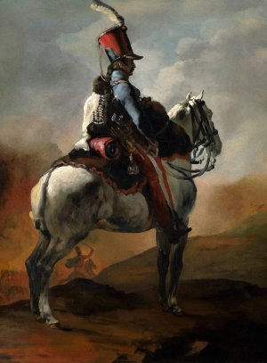 Trumpeter of the Hussars by Theodore Gericault Oil Painting